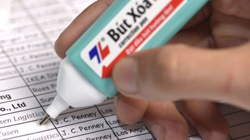 Cách xóa mực bút bi trên giấy