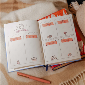 Hình ảnh sổ tay ghi chú được kẻ rõ ràng