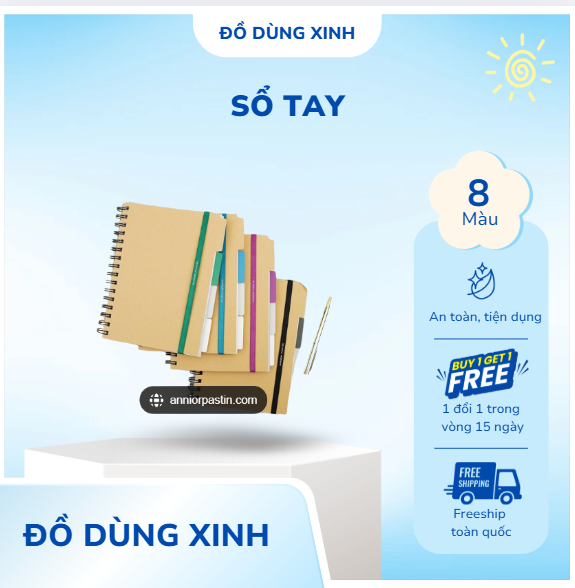 Sổ tay 6 màu