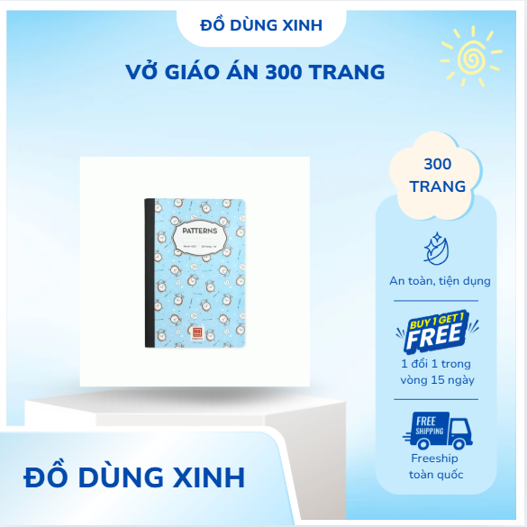 Vở giáo án 300 trang