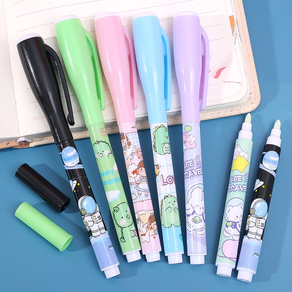 Bút Dạ Quang UV Tàng Hình Dùng Viết Chữ Đồ Chơi Cho Trẻ Em - Ảnh 3